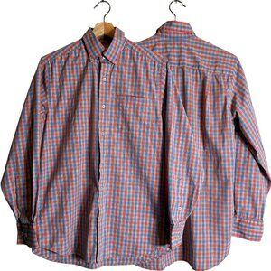 Southern Tide Plaid Classic Fit Button Down Shirt Men's Small Preppy Colorful